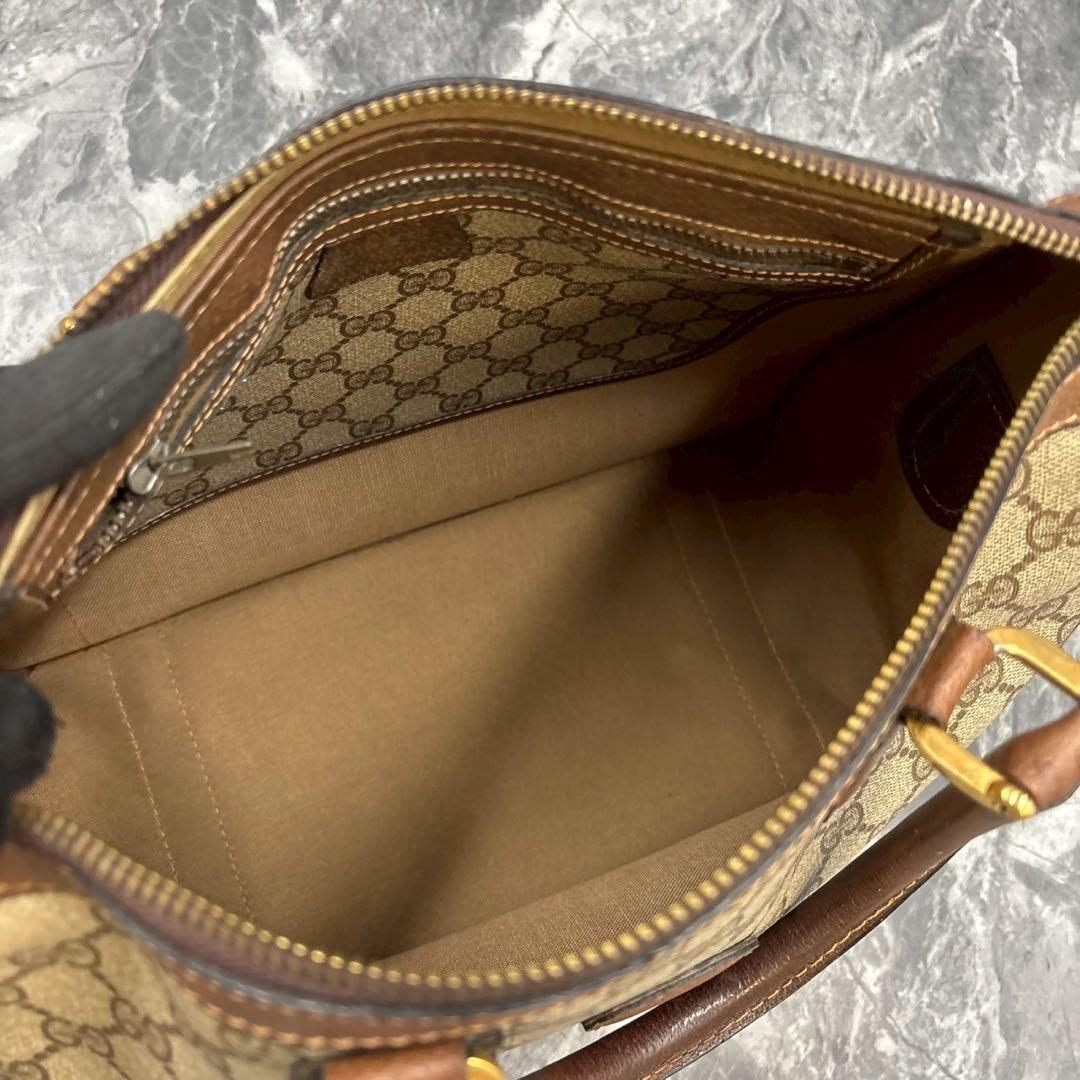 ✨美品✨GUCCI GG ショルダーバッグ 2way ハンド ブラウン ロゴ