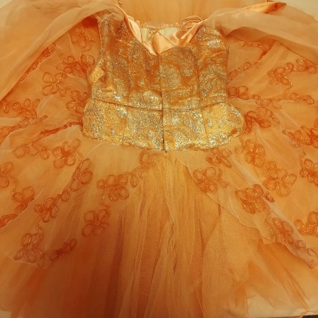 SALE‼️サーモンピンク ラメ入り バレエ衣装　オーロラ1幕