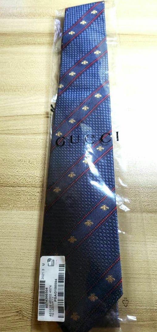 新品未使用　新品タグ付きGUCCI　メンズ　ネクタイ