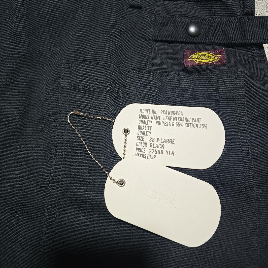 NEXUSVII × Dickies ブラック カーゴパンツ W38