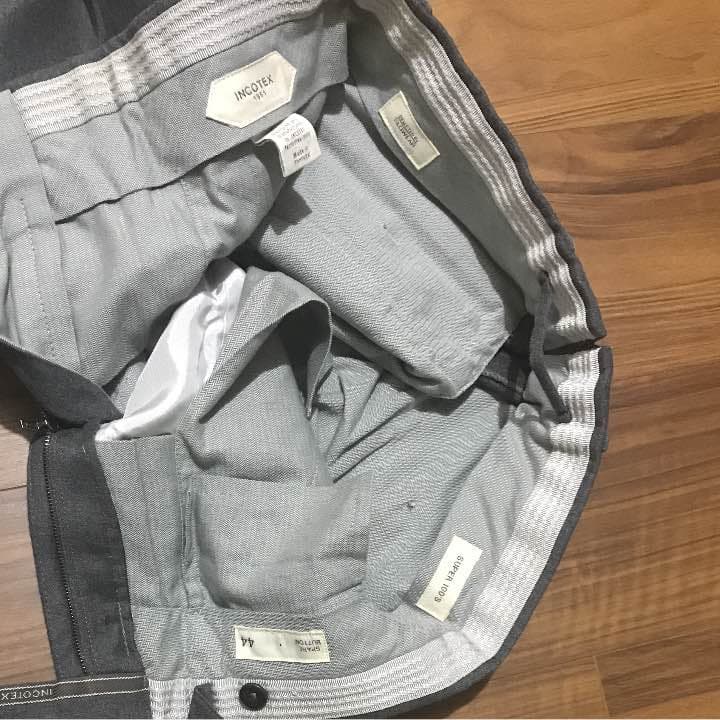 Incotex インコテックス 44 ダーク&ミディアムグレー 2本 J35