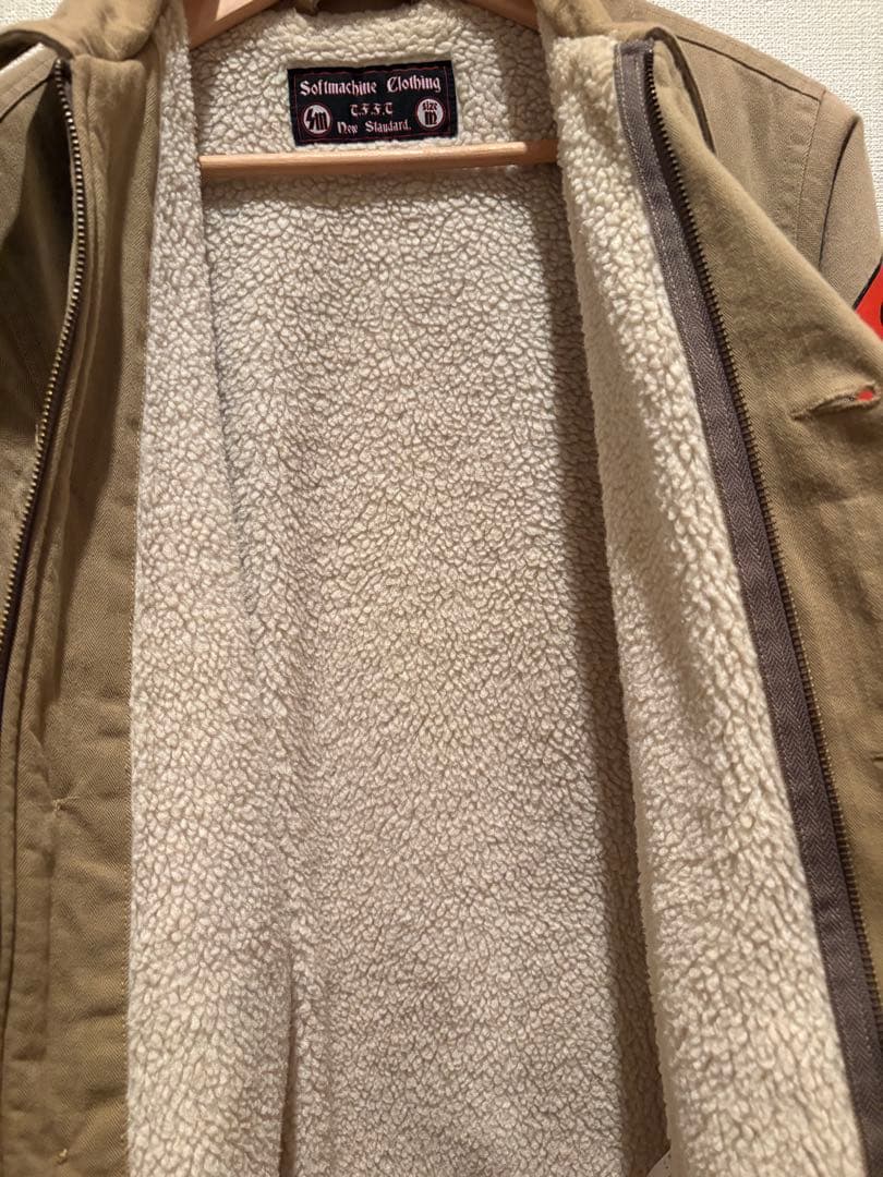 SOFTMACHINE ミリタリージャケット ベージュ