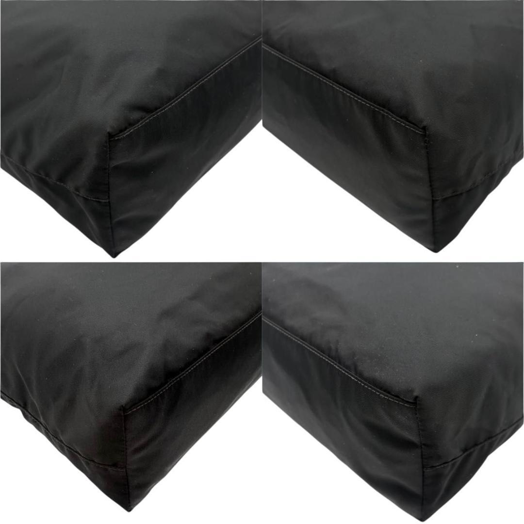 お買い得 プラダ トートバッグ テスートナイロン 三角ロゴ ブラック　編み込み