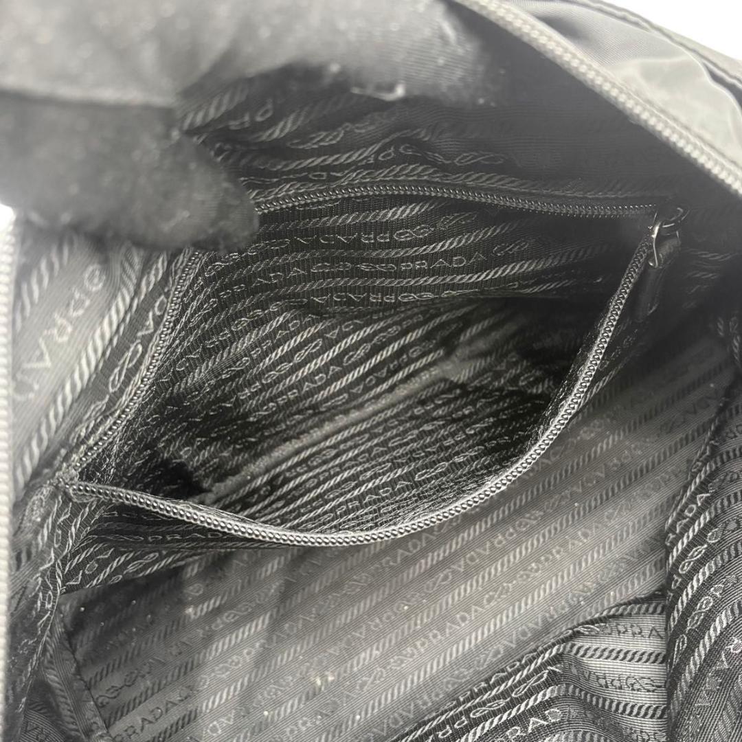 お買い得 プラダ トートバッグ テスートナイロン 三角ロゴ ブラック　編み込み