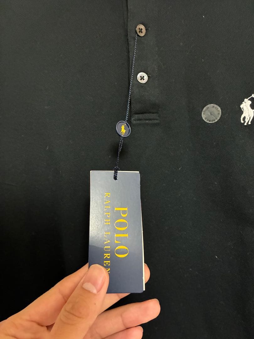 新品　Polo Ralph Lauren ブラック ポロシャツ 長袖