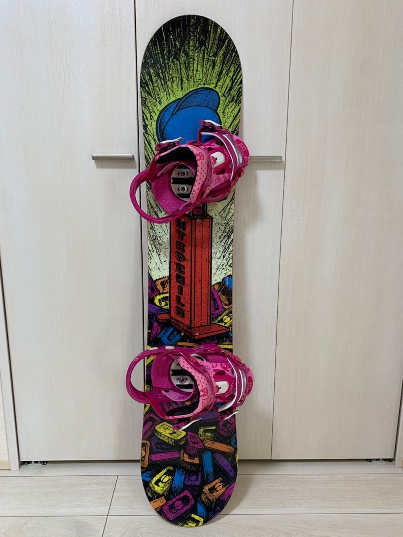 ✨送料無料【板:ステップチャイルド×バイン:デスレーベル】スノーボード3点SET