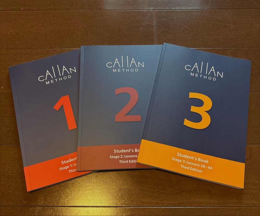 【最新版3rd】Callan Method 3rd 1, 2, 3セット