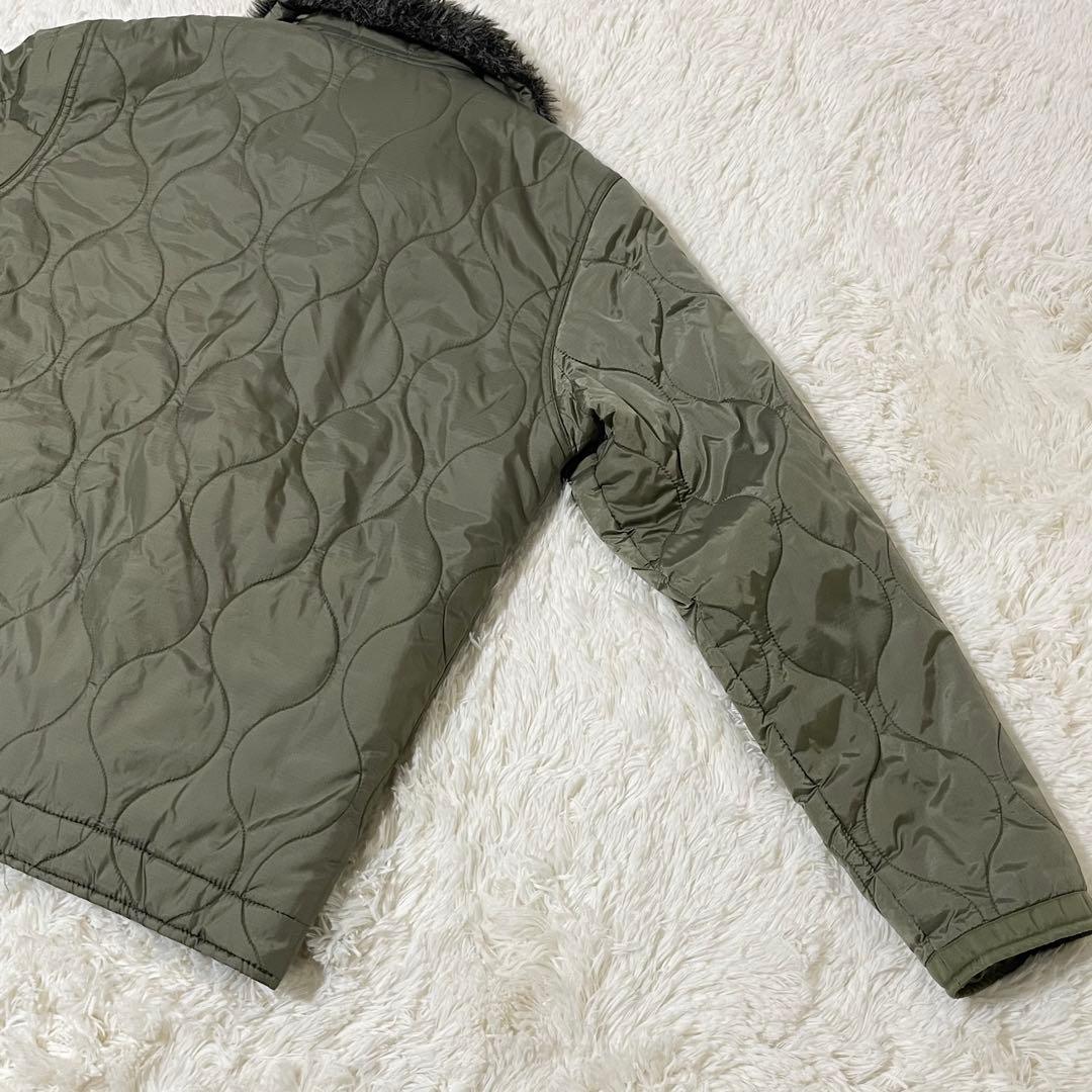 美品✨アルファインダストリーズ ミリタリージャケット キルティングジャケット