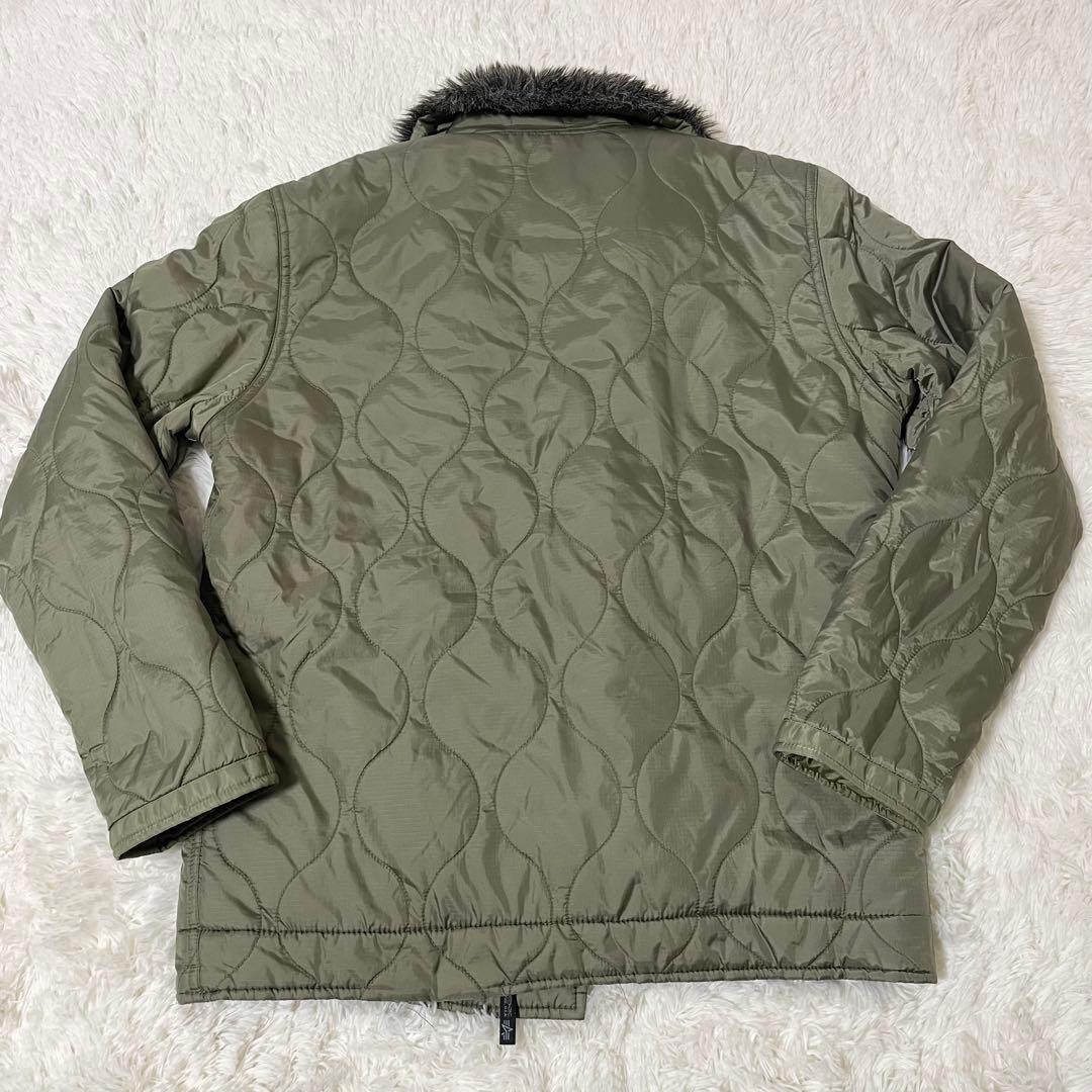 美品✨アルファインダストリーズ ミリタリージャケット キルティングジャケット