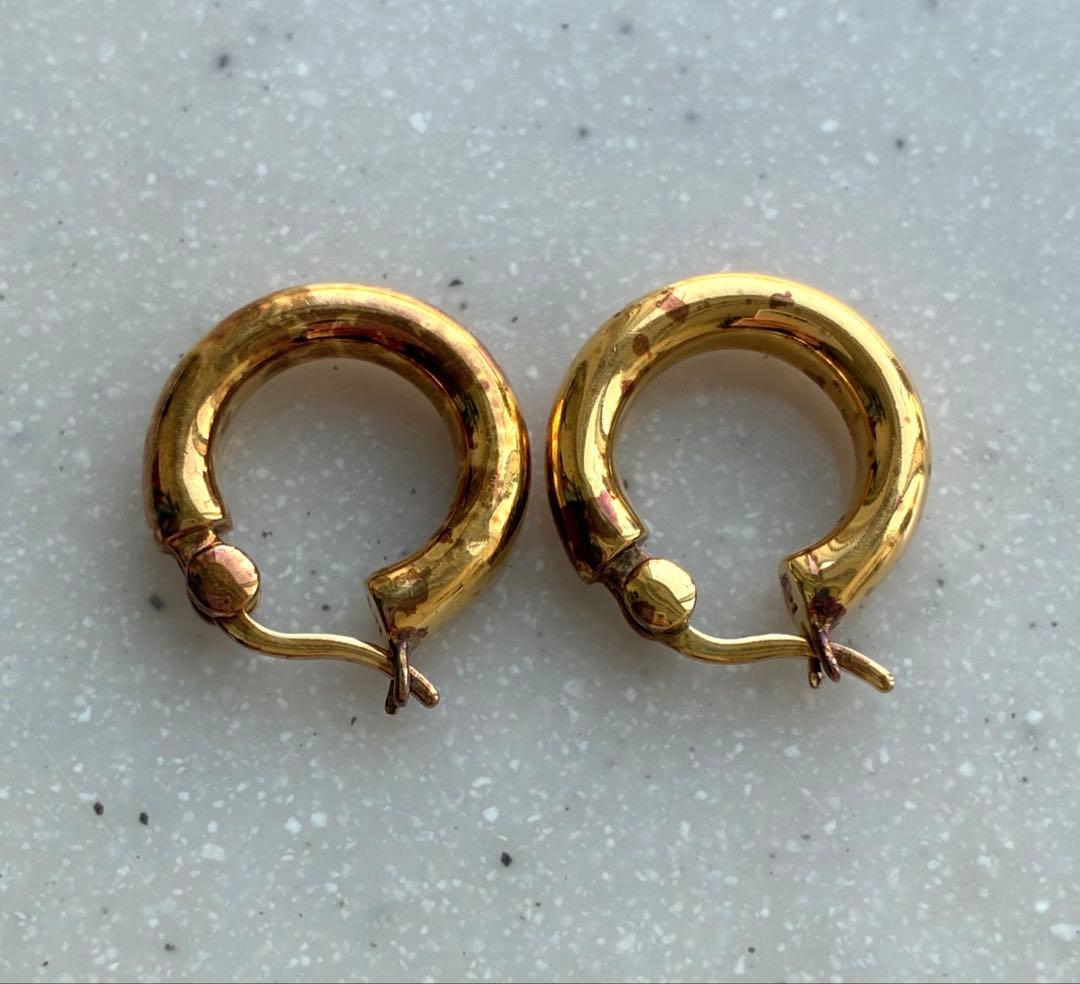 トムウッド　フープ　ピアス　ゴールド