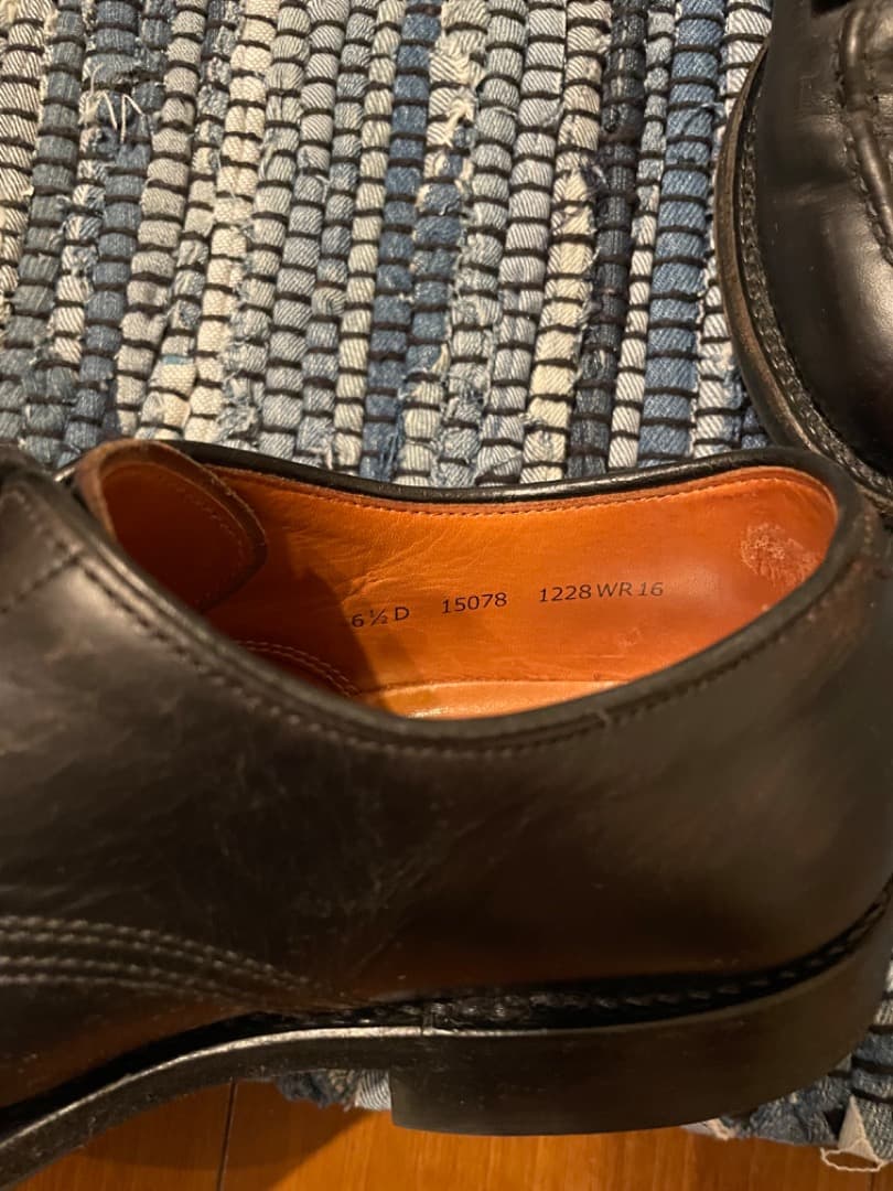 靴 WHEEL ROBE15078 HEAVY STITCHING MOC TOE