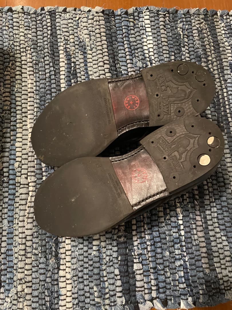 靴 WHEEL ROBE15078 HEAVY STITCHING MOC TOE