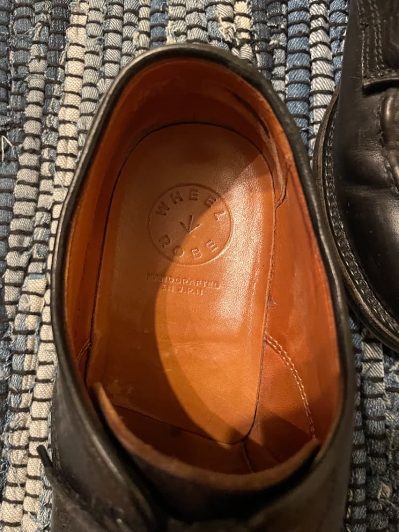 靴 WHEEL ROBE15078 HEAVY STITCHING MOC TOE