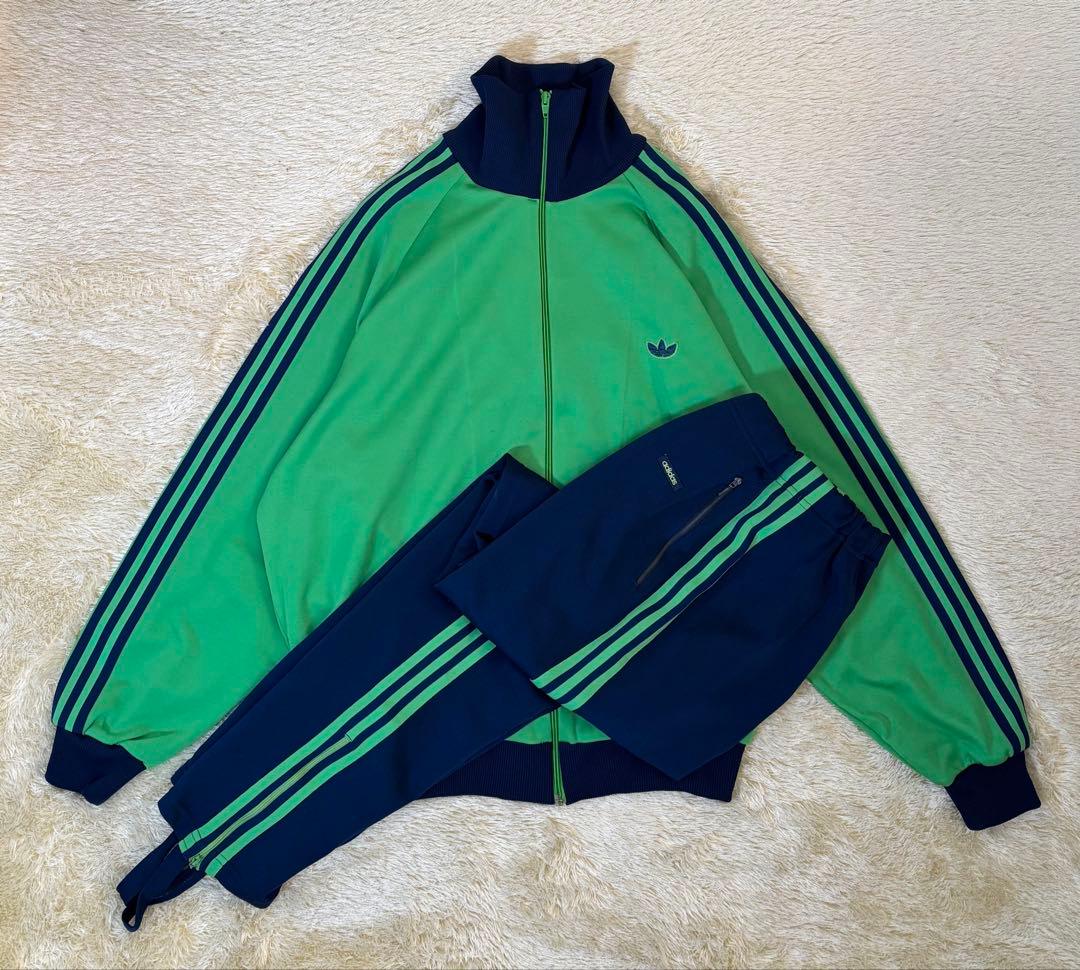 adidas セットアップ　7号　80s トラックジャケット　トラックパンツ