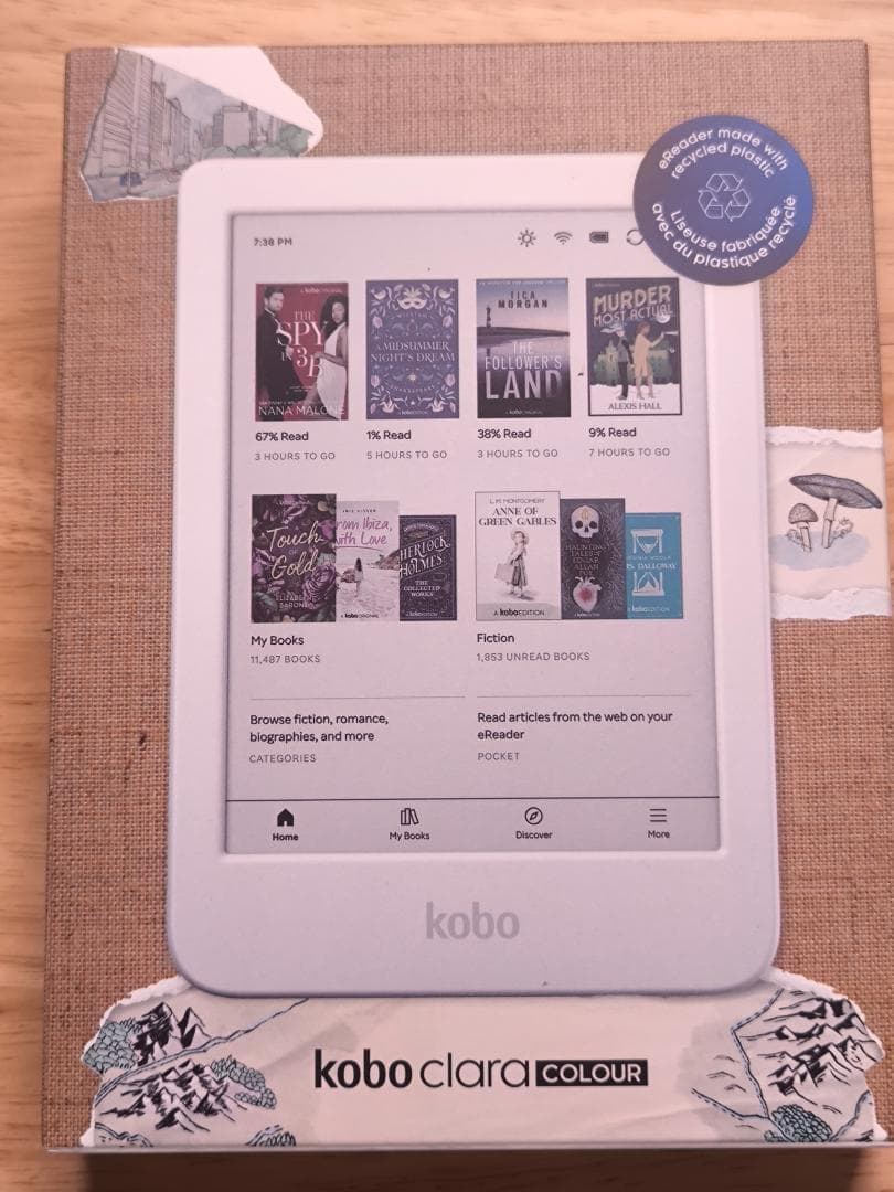 Kobo Clara Colour ホワイト（6インチ・カラー対応）