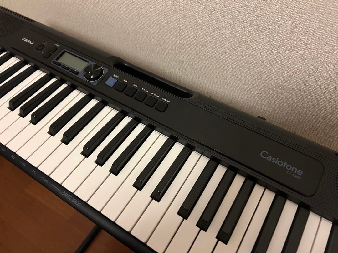CASIO Casiotone CT-S300 カバー・スタンド・電源アダプタ付
