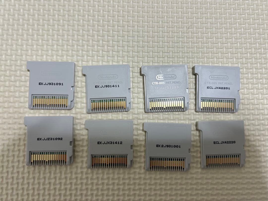 ポケモンX、Y、アルファサファイア　8本セット