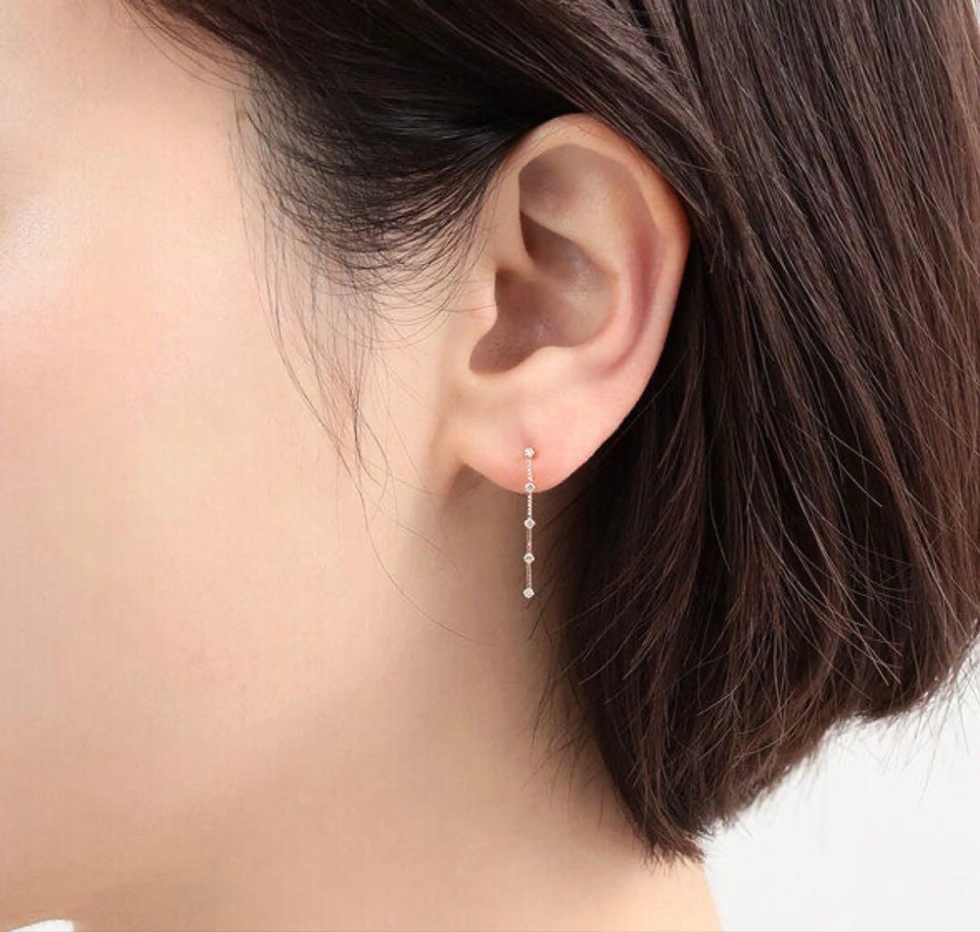 ＊LUNA＊ エステール K18 ダイヤモンドピアス