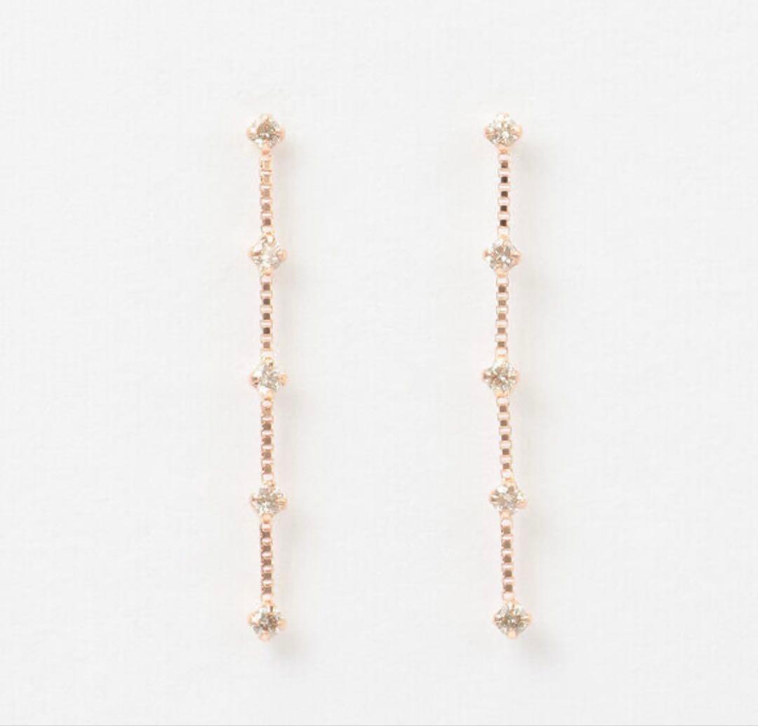 ＊LUNA＊ エステール K18 ダイヤモンドピアス