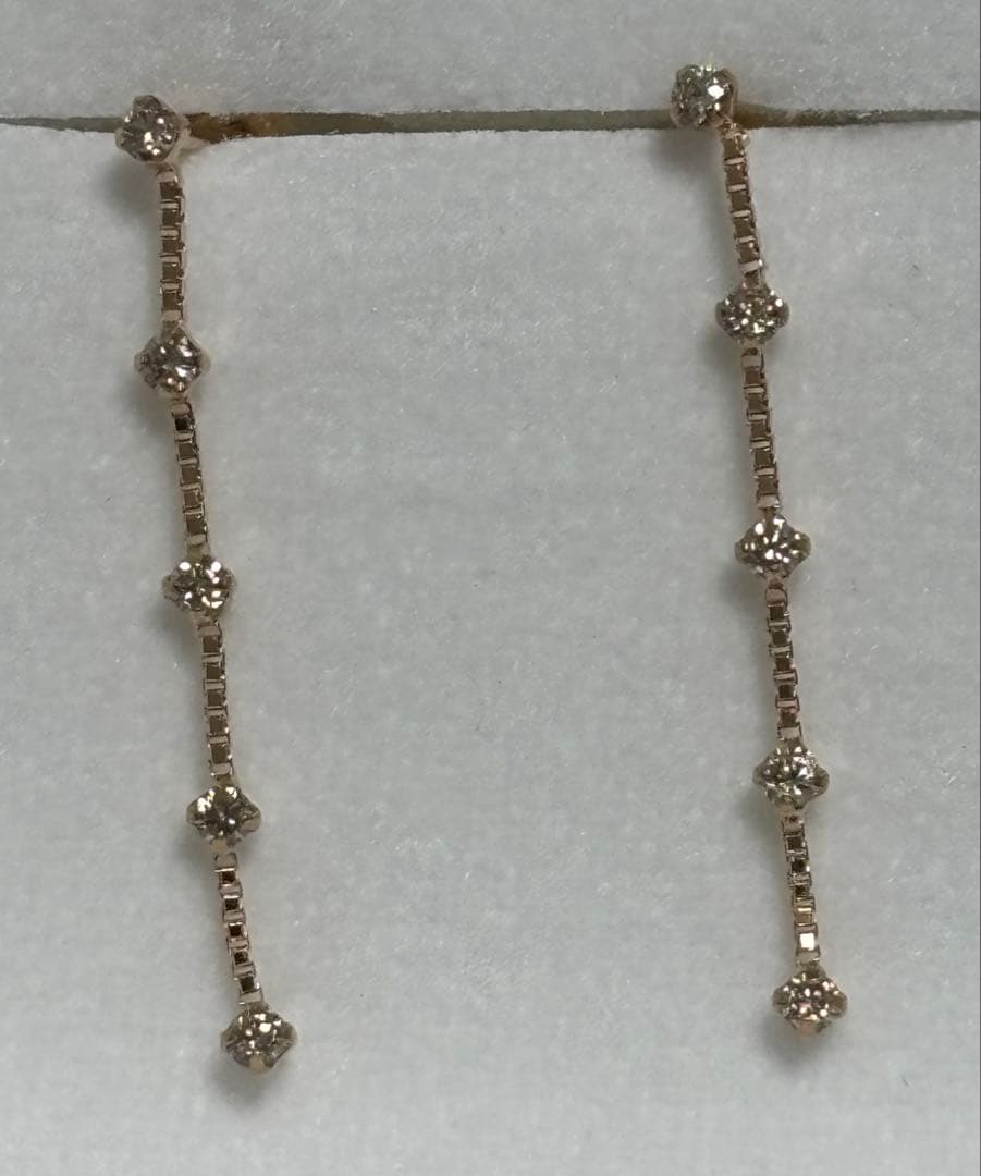 ＊LUNA＊ エステール K18 ダイヤモンドピアス