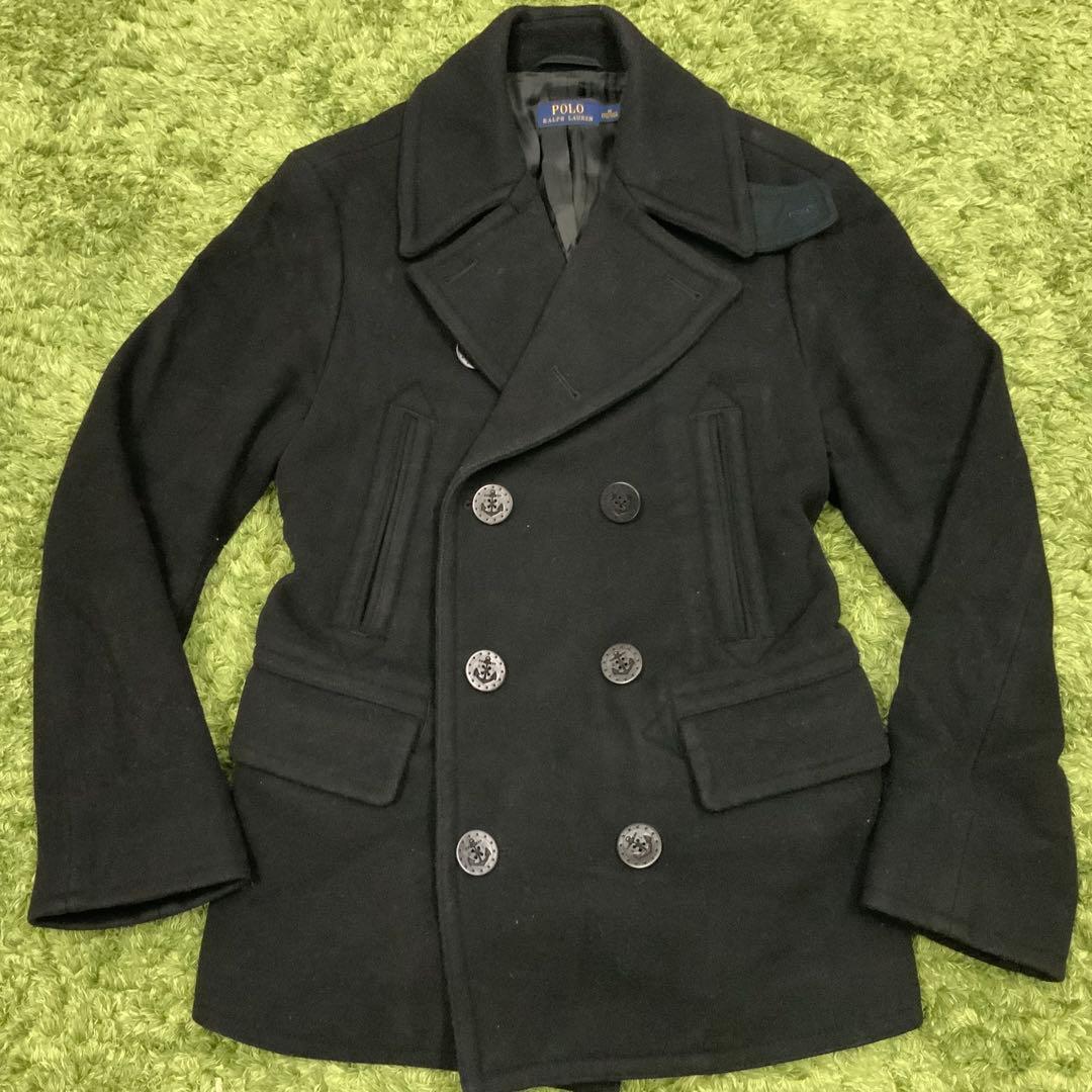 名作 10ボタン 13スター ピーコート ポロ ラルフローレン メンズM