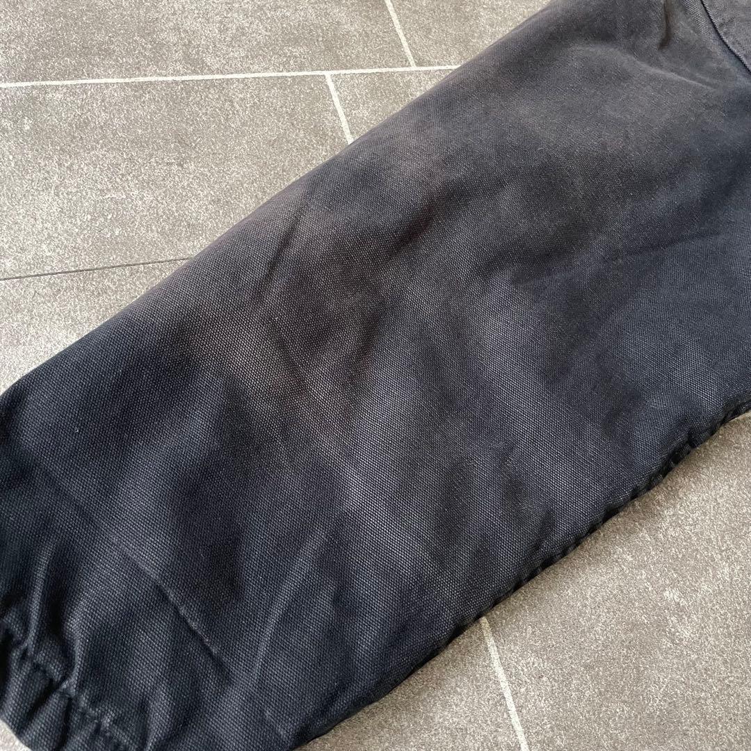 90's ヴィンテージ ダック ファイヤーマンジャケット 短丈 茄子紺 L