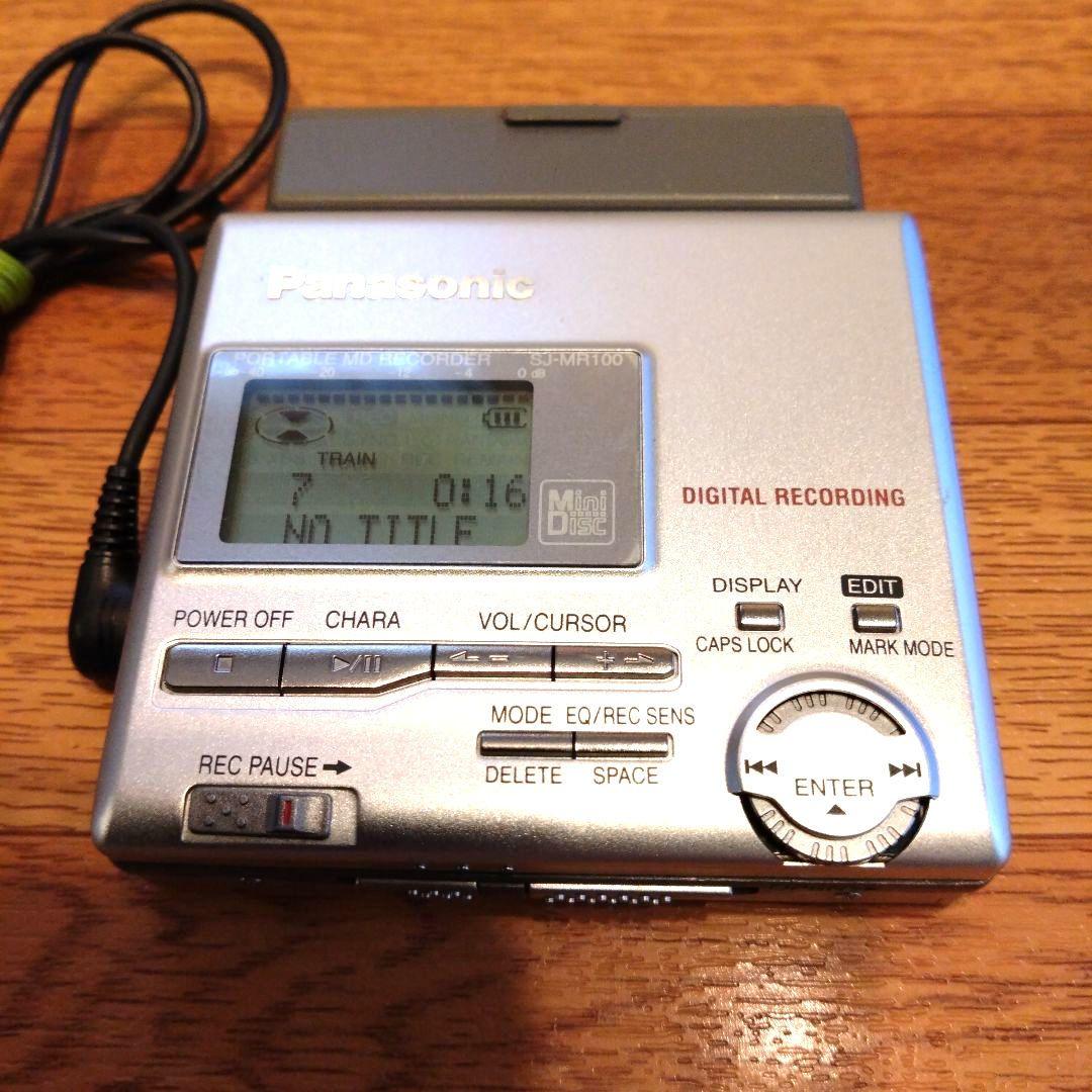 Panasonic ポータブルMDレコーダー[ SJ-MR100]