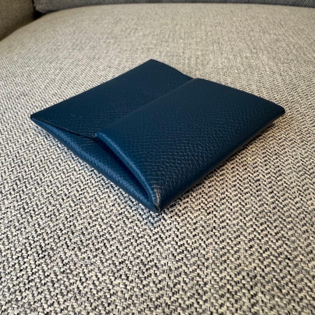 HERMES エルメス バスティア ケース ブルーインディゴ