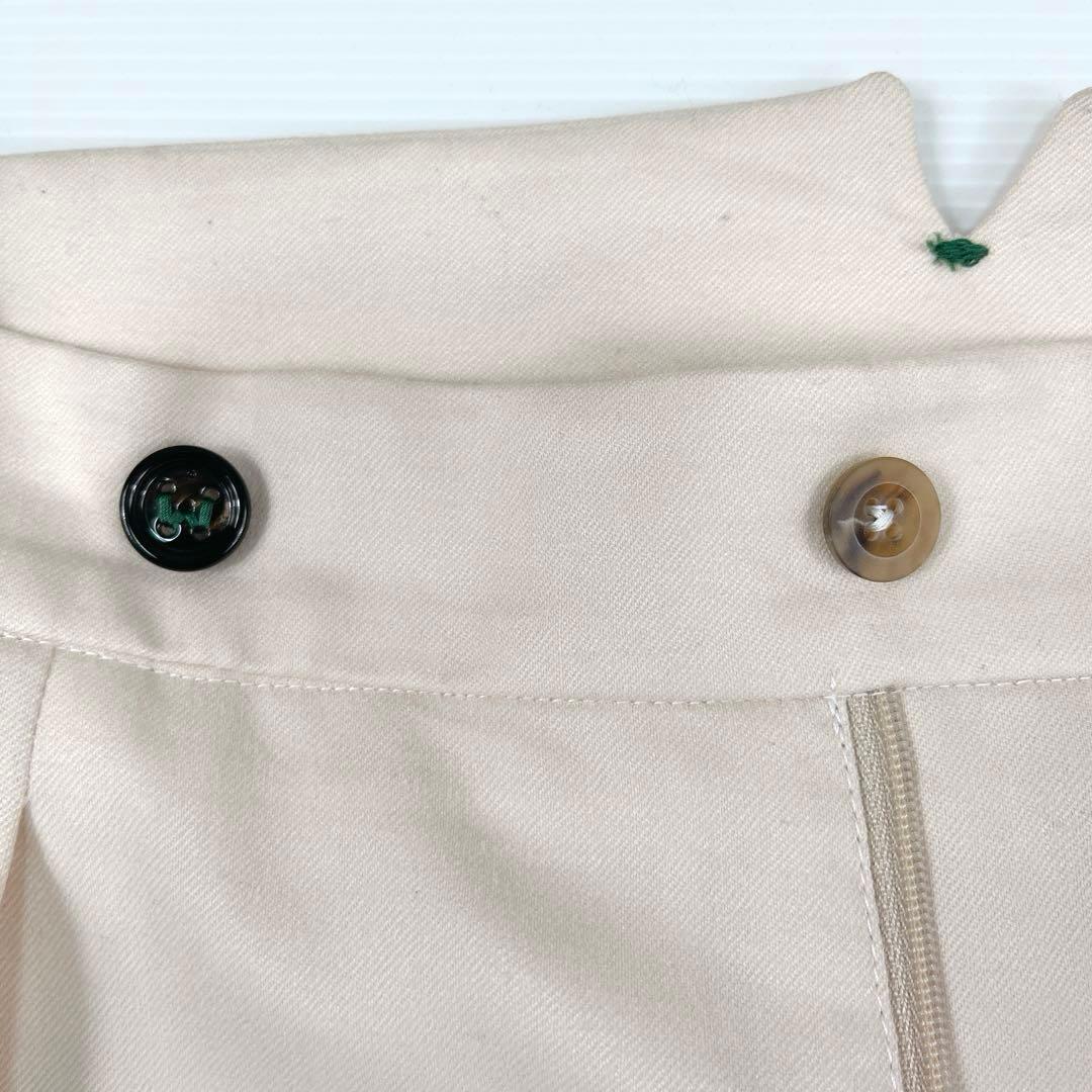 ベルウィッチ　カノニコ　2プリーツ　 サイドアジャスター スラックス　46