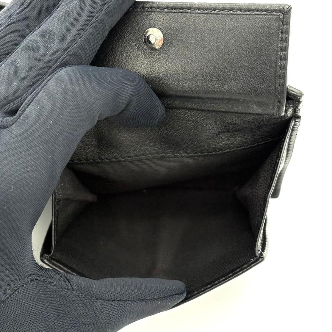 ディオール 折財布 オブリーク トロッター柄 ギャラクシー 黒 ブラック2533