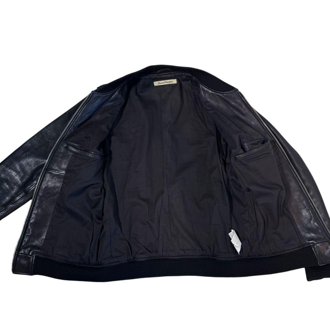 【美品】ジャーナルスタンダード MA-1 レザー ジャケット 本革 ブルゾン M