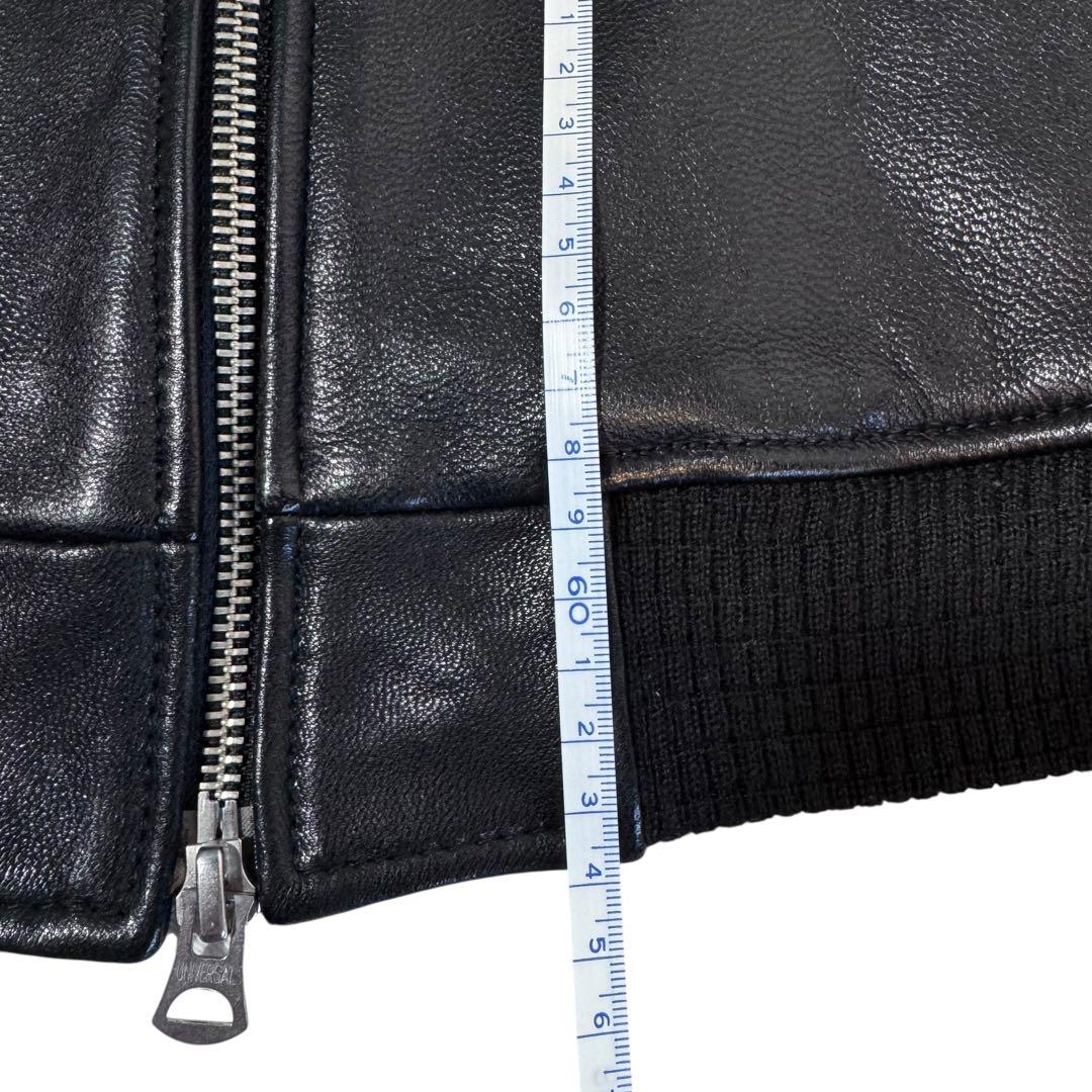 【美品】ジャーナルスタンダード MA-1 レザー ジャケット 本革 ブルゾン M