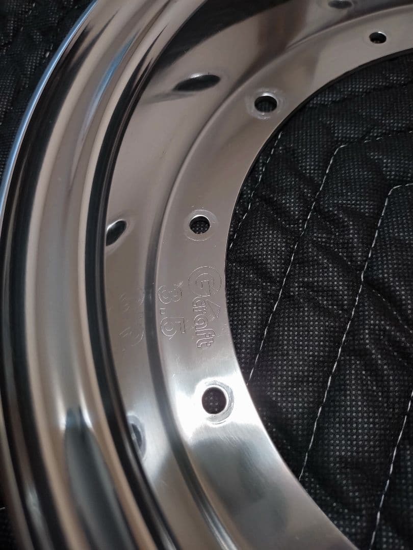 Gクラフト 3.5J 10インチホイールリム 1本