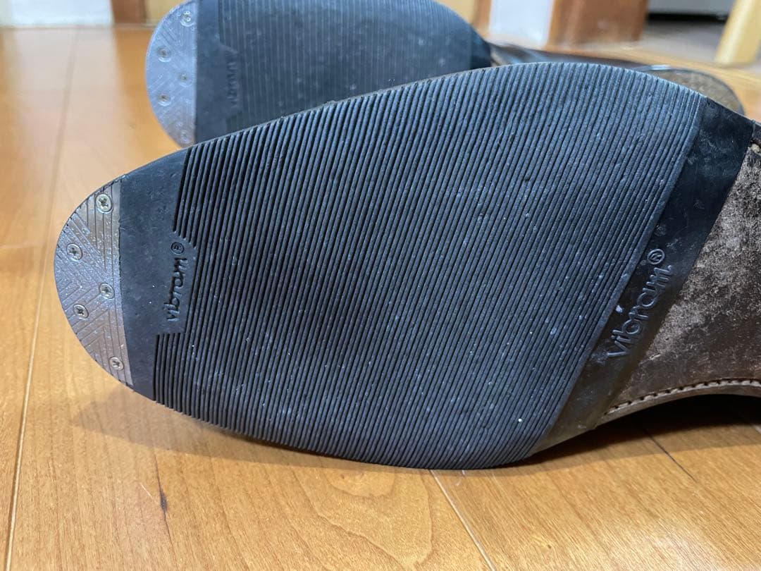 【美品】グレンソン ストレートチップ 65F ブラック 純正シューツリー付