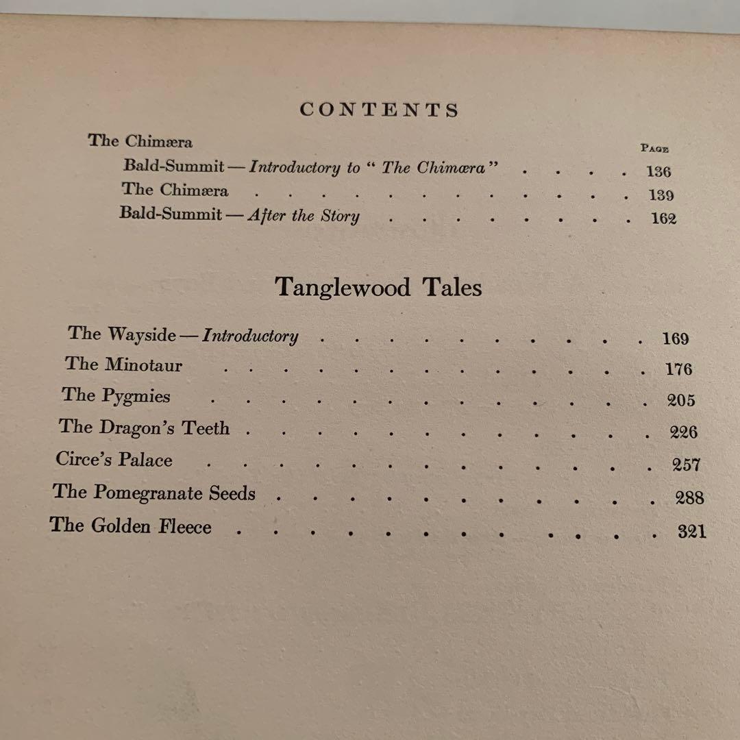 洋書 A Wonder Book and Tanglewood Tales