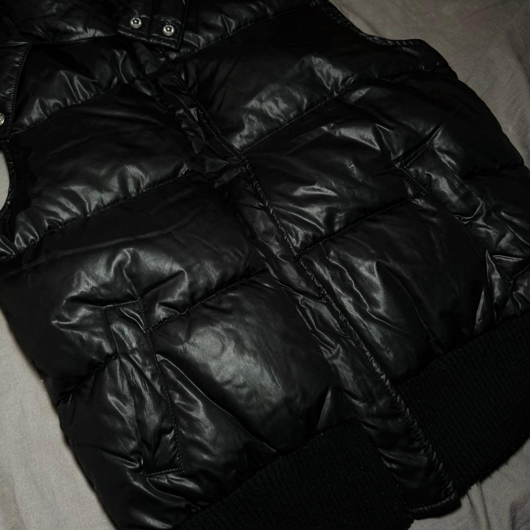 00s archive 平成初期 ファーダウンベスト 平成ギャル 短丈 y2k