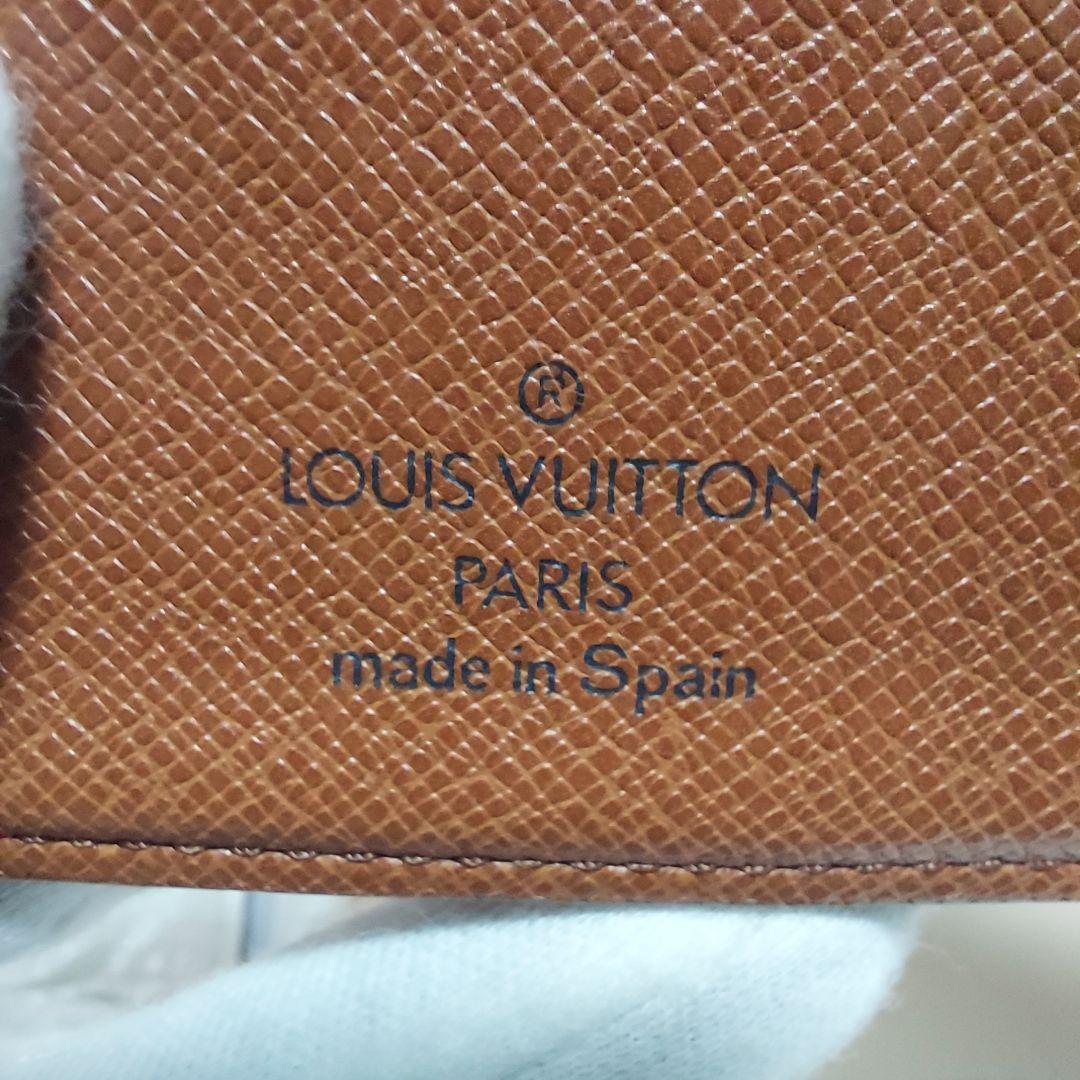 美品 Louis Vuitton ルイヴィトン モノグラム 二つ折財布