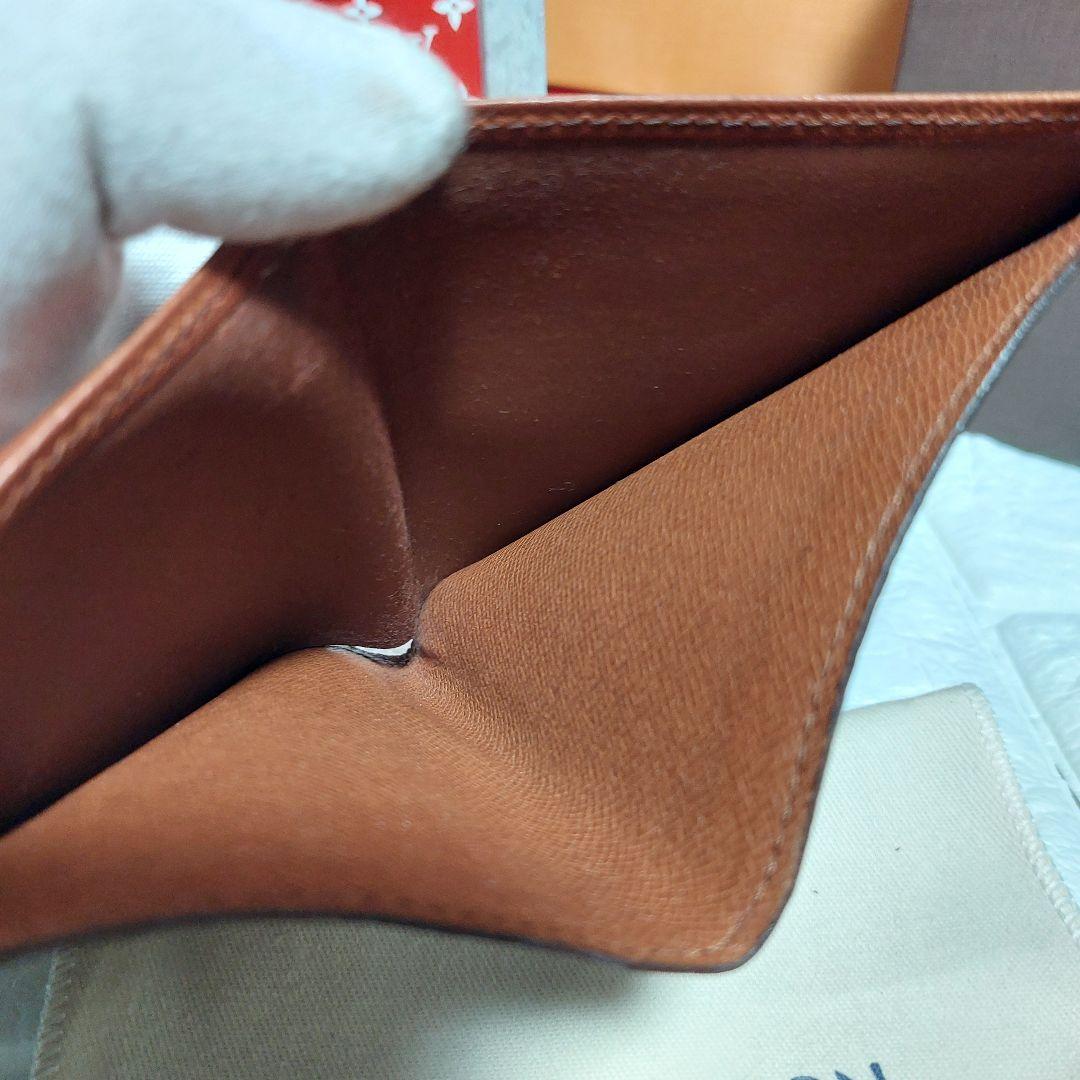 美品 Louis Vuitton ルイヴィトン モノグラム 二つ折財布