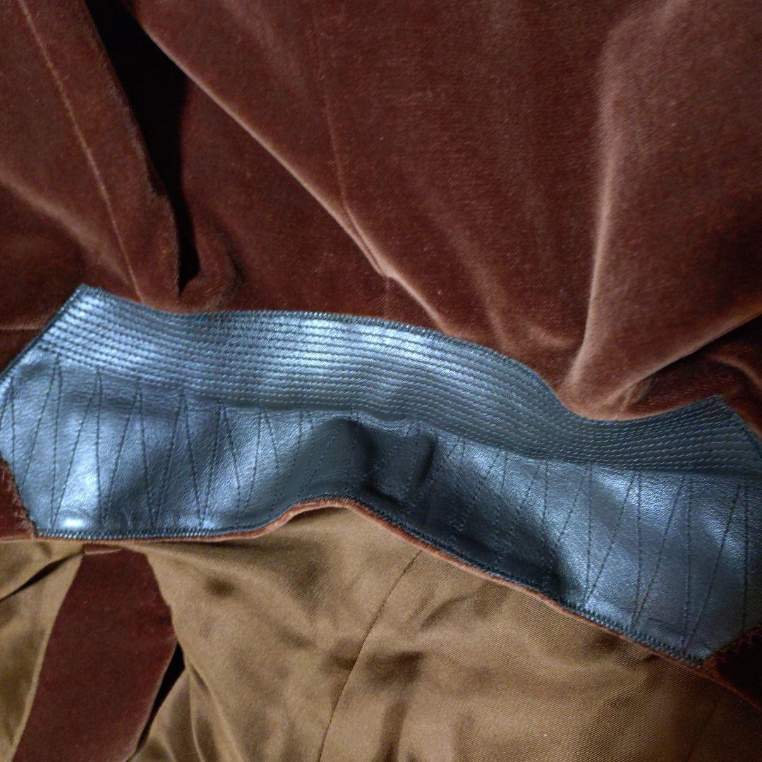 HERMÈS テーラードジャケット 40 バーガンディ