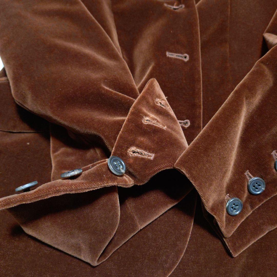 HERMÈS テーラードジャケット 40 バーガンディ