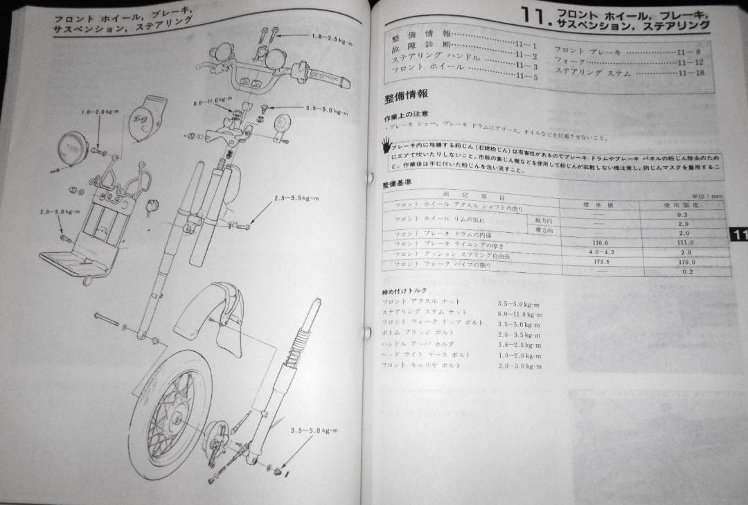 ホンダ スーパーカブデリバリー MD50・MD70・MD90 サービスマニュアル