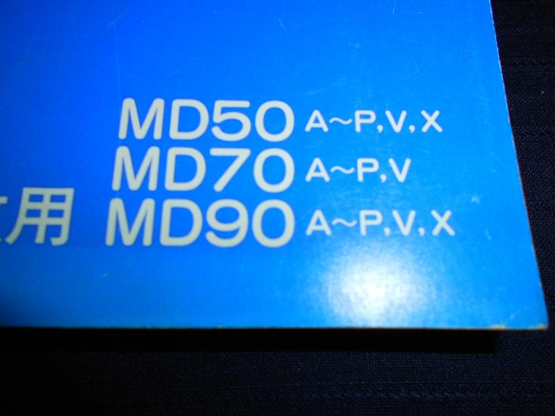 ホンダ スーパーカブデリバリー MD50・MD70・MD90 サービスマニュアル