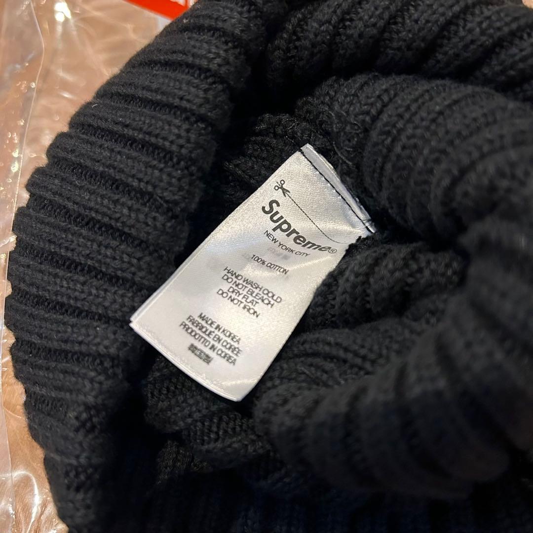 新品 25SS 正規品 Supreme Overdyed Beanie 黒
