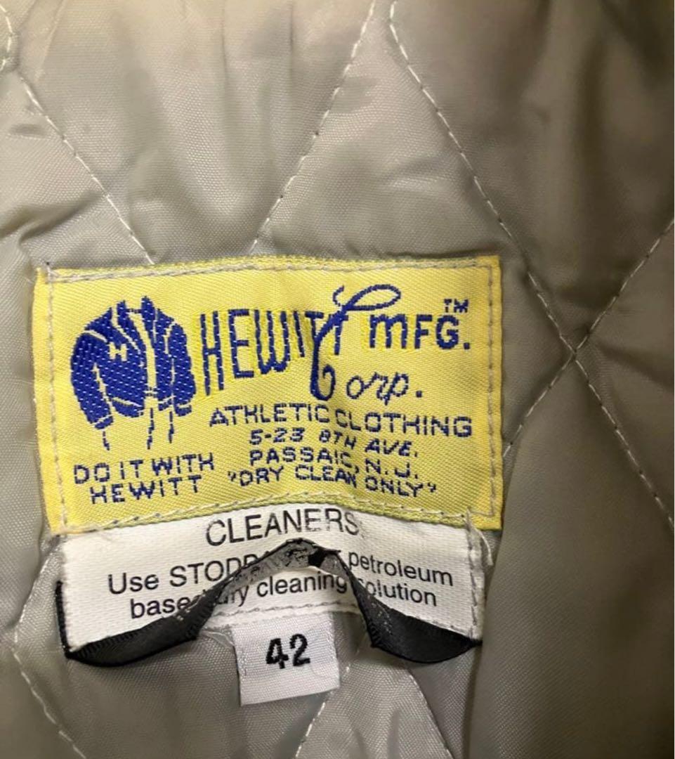 【希少品】スタジャン　キャッツアイ バックドロップ HEWITT アウター