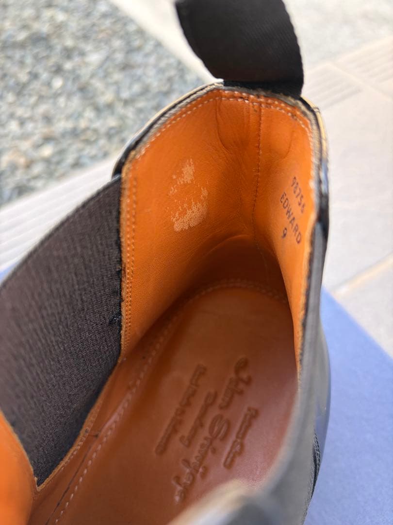 ジャランスリワヤ　ブラック サイドゴアブーツ レザー