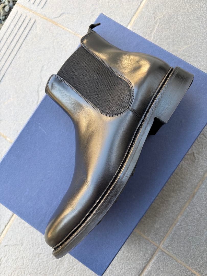 ジャランスリワヤ　ブラック サイドゴアブーツ レザー