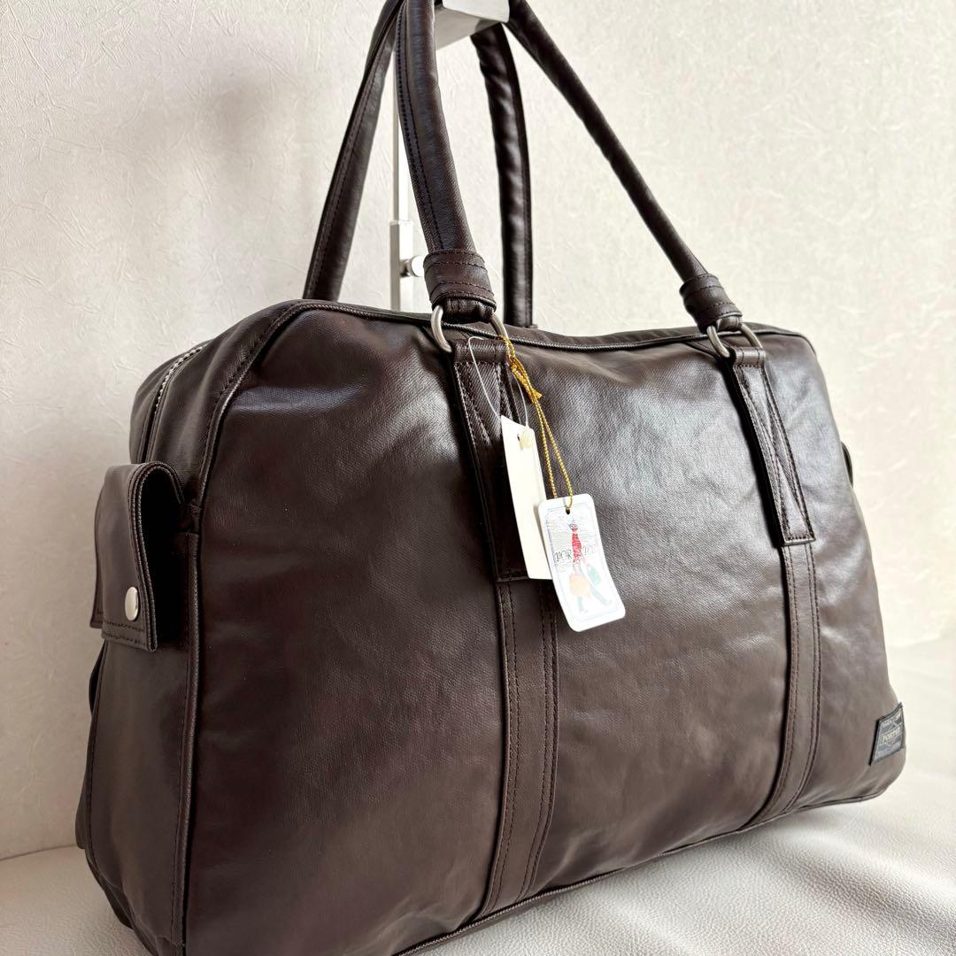 【タグ付き未使用保管品】【ポーター】フリースタイル ボストンバッグ ハンドバック