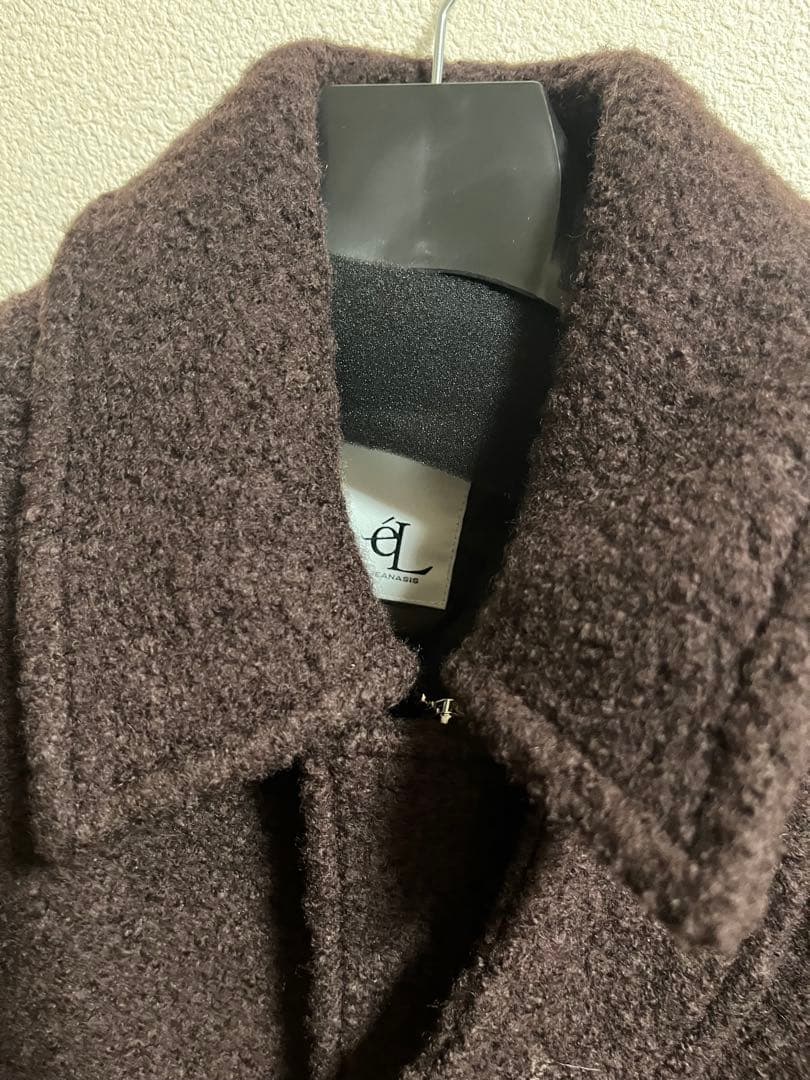 【eL】Boucle Zip Coat