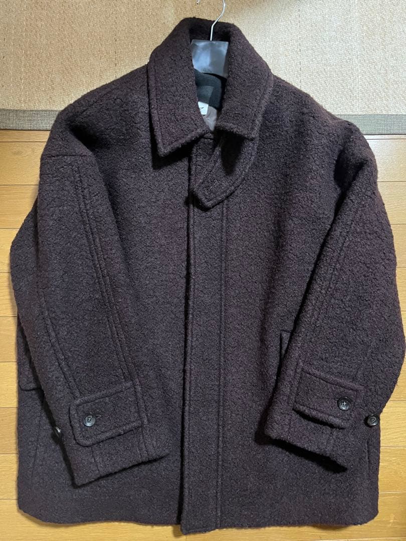【eL】Boucle Zip Coat
