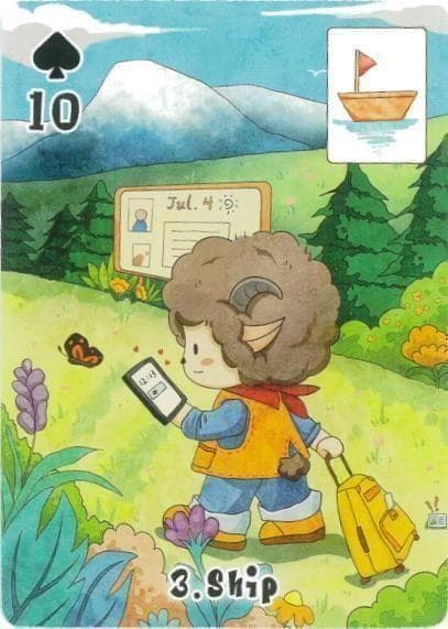 【正規品ルノルマンカード】海外インディーズデッキ✨可愛い羊たちのルノルマン